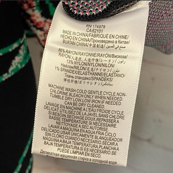 BCBGMAXAZRIA Floral Midi Knit Dress 👗 Medium ❤️ HL - Picture 7 of 14